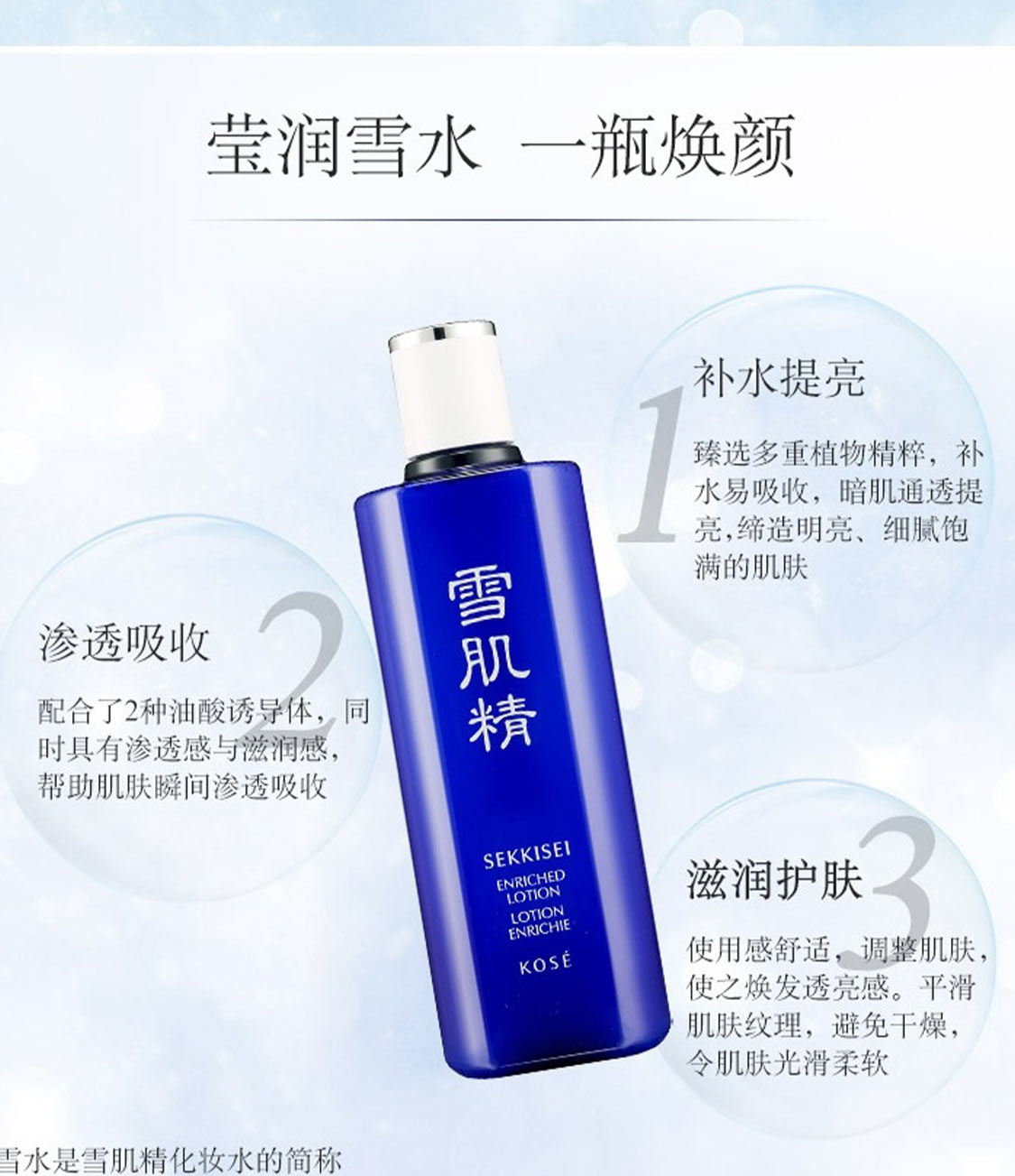 雪肌精化妆水(莹润型）200ml -尚美缤纷